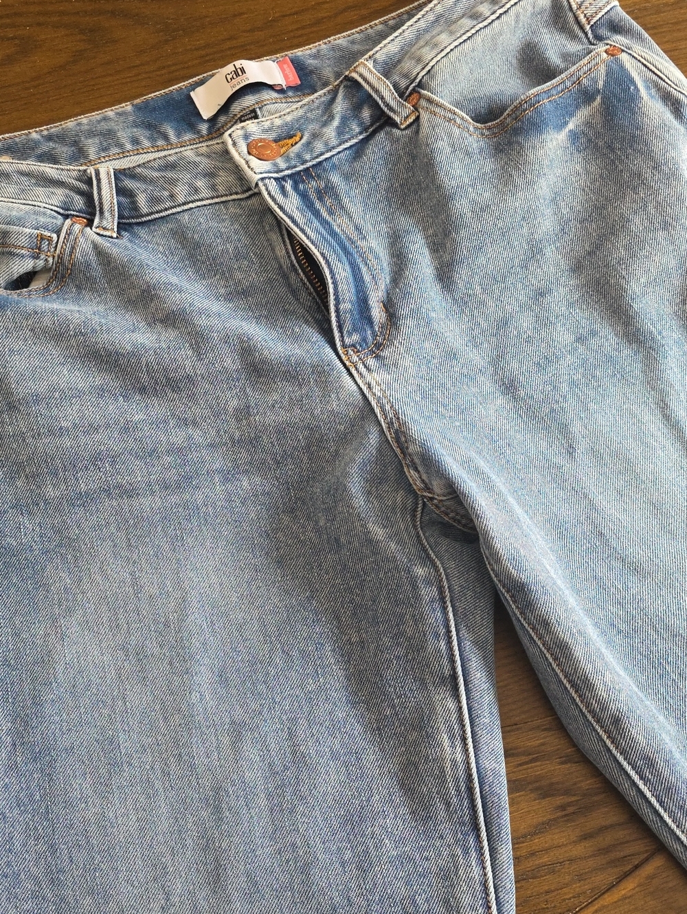 CAbi - Harlow, Relaxed Light Blue Denim Jeans
